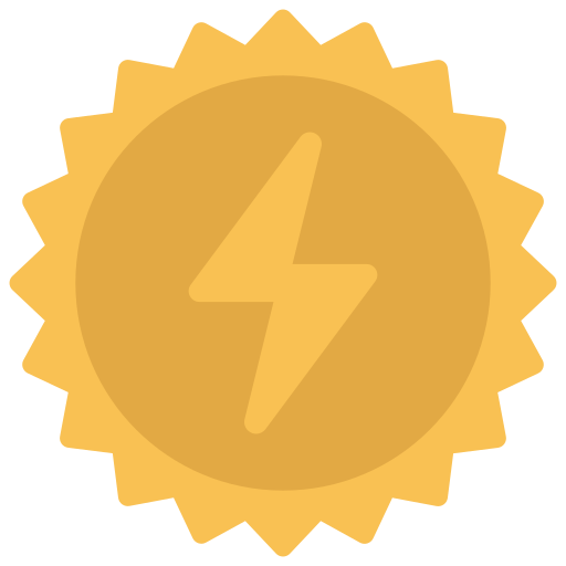 energía solar icono gratis