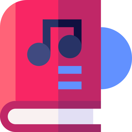 libro de música icono gratis