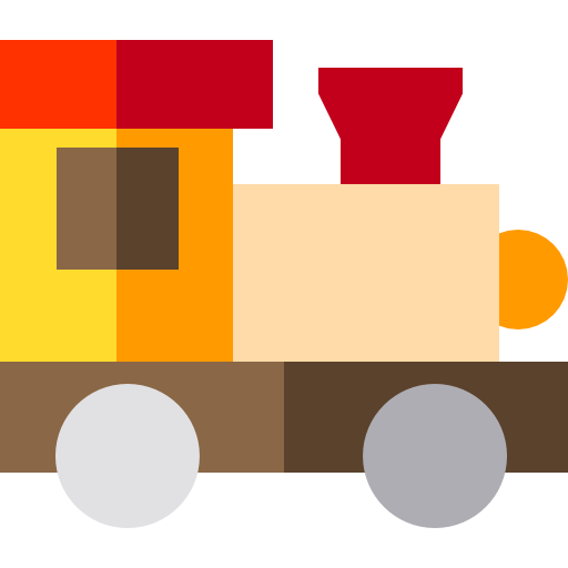 Locomotive Basic Straight Flat icon