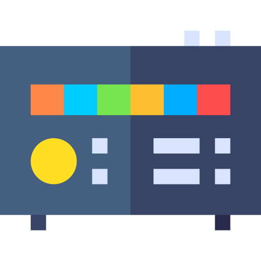 Spectrometer Basic Straight Flat icon