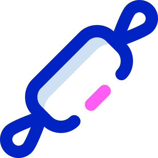 Rolling Pin Super Basic Orbit Color Icon