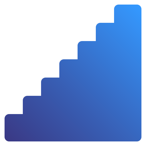 Graph bar Generic Flat Gradient icon