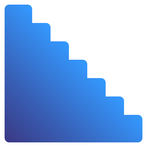 Graph bar Generic Flat Gradient icon