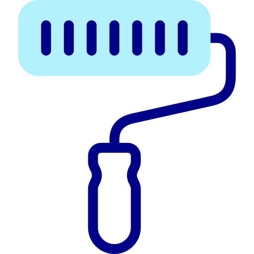 페인트 롤러 무료 아이콘