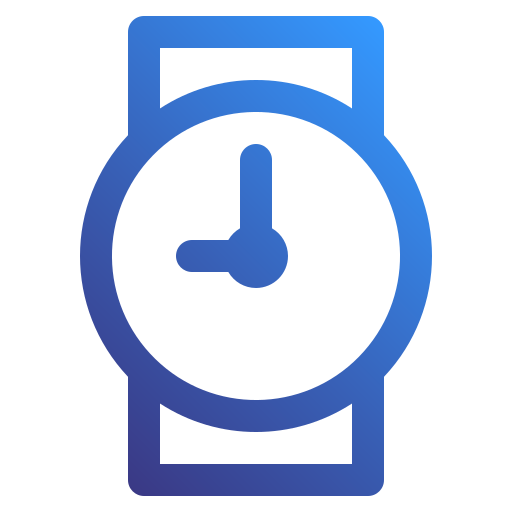 reloj de mano icono gratis