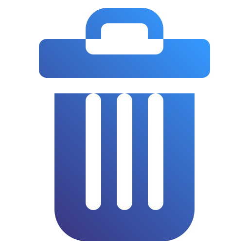 Delete Generic Flat Gradient icon