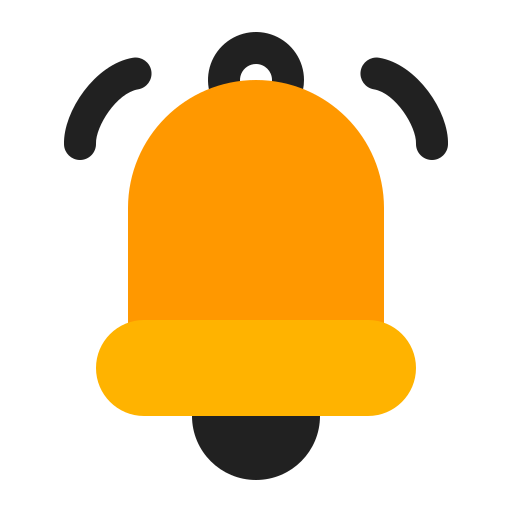 campana de notificación icono gratis