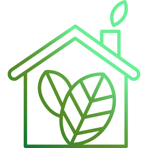 casa ecológica icono gratis