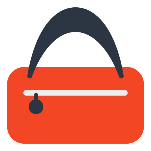 bolso de mano icono gratis