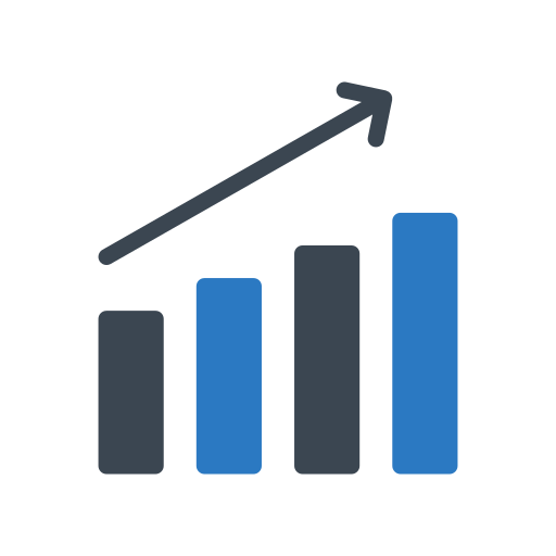 gráfico de linea icono gratis