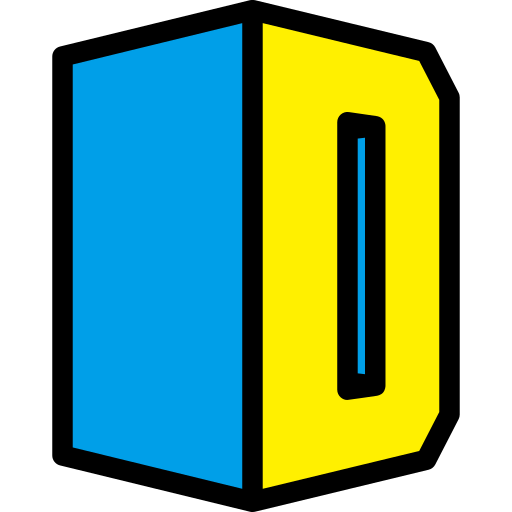 letra d icono gratis