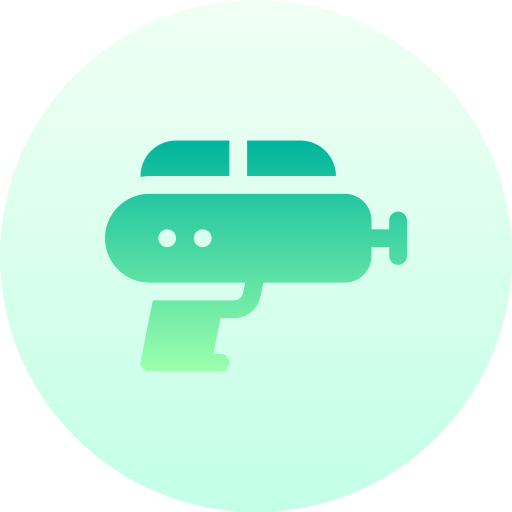 pistola de agua icono gratis