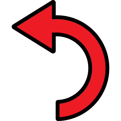 Turn Left Generic Outline Color Icon