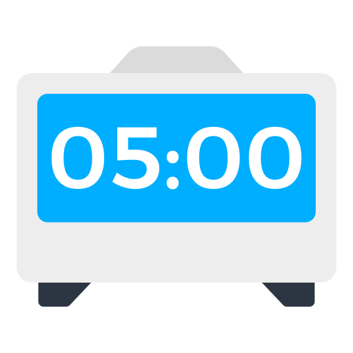 Digital clock Generic Flat icon