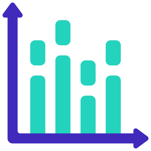 gráfico de barras icono gratis