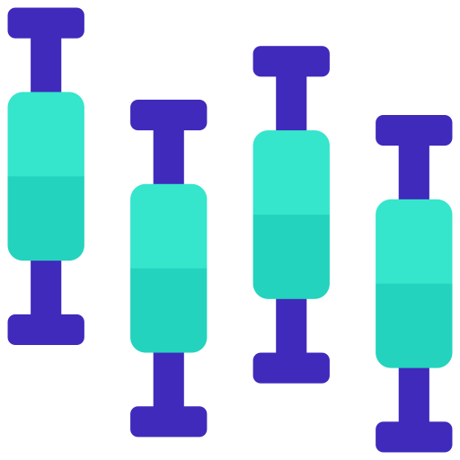 diagrama de caja icono gratis