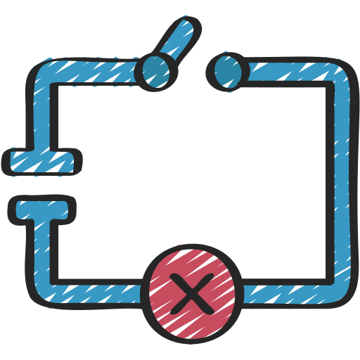 circuito eléctrico icono gratis