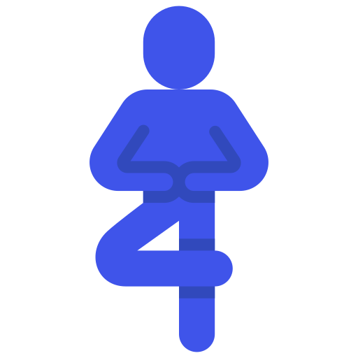 Поза йоги бесплатно иконка