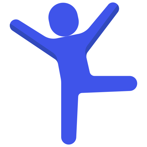 Posing free icon