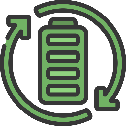 bateria ecológica grátis ícone bateria ecológica grátis ícone