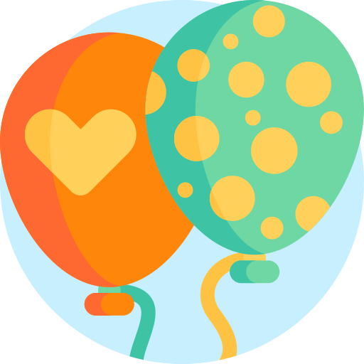 balões grátis ícone