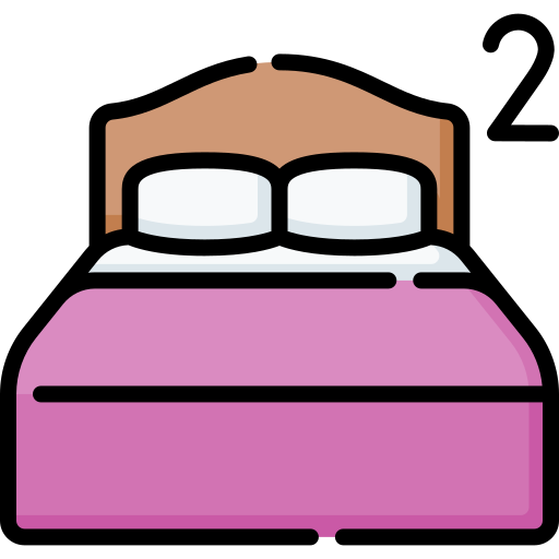 cama matrimonial icono gratis