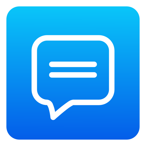 Chat Generic Flat Gradient icon