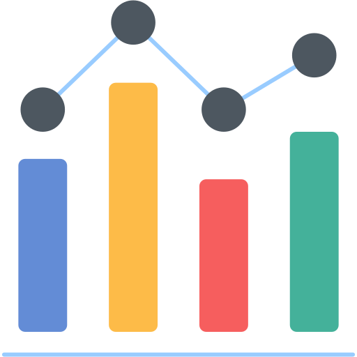 gráfico de barras icono gratis