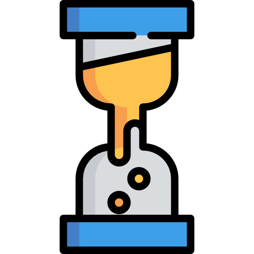 reloj de arena icono gratis