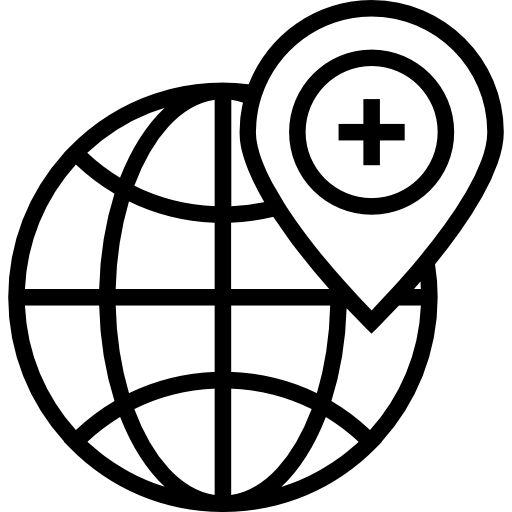 en todo el mundo icono gratis