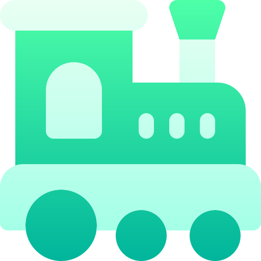 viaje en tren icono gratis