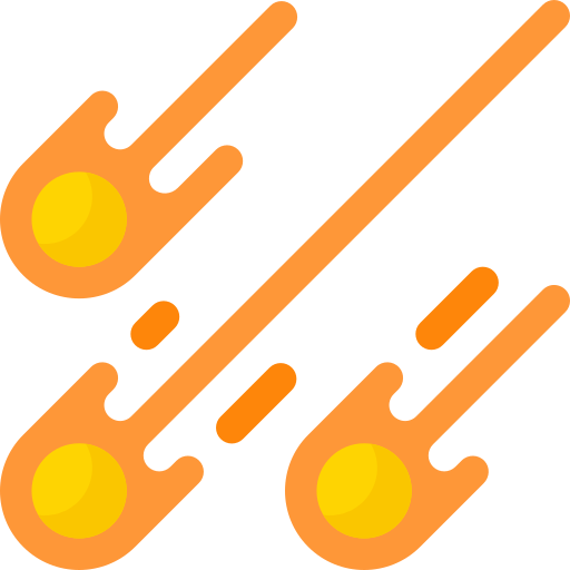 Meteor shower free icon Meteor shower free icon
