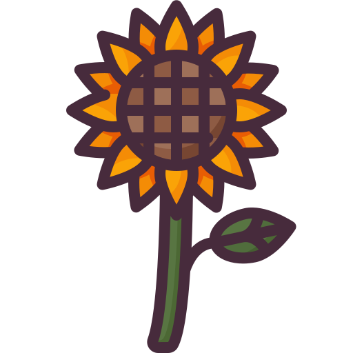 Sunflower Generic Outline Color Icon