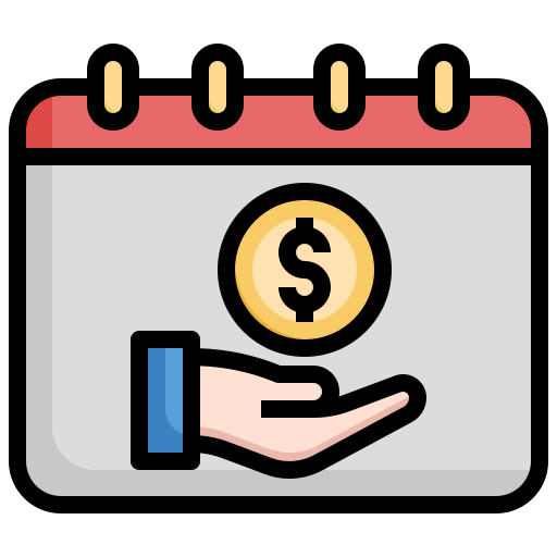 Pay Day Surang Lineal Color Icon