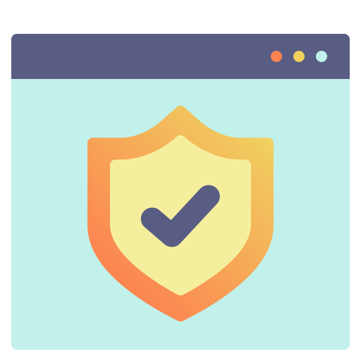 seguridad web icono gratis