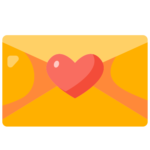 lettre d'amour Icône gratuit