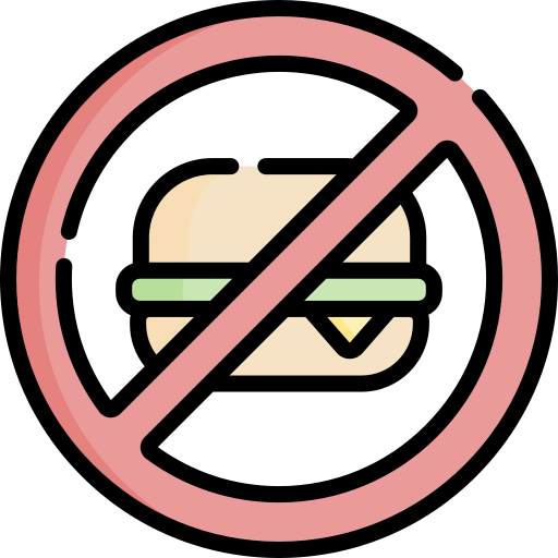 No food Special Lineal color icon