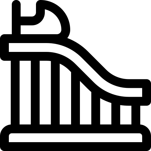 Roller coaster free icon