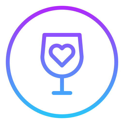 copa de vino icono gratis