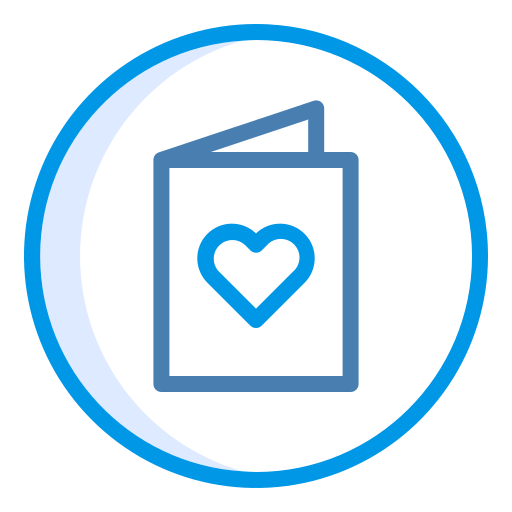 faire-part de mariage Icône gratuit