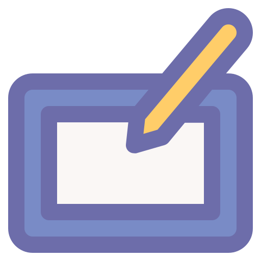 Tablet Generic Outline Color Icon