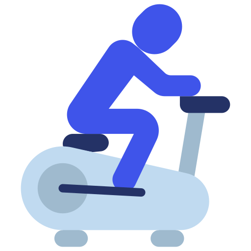 Excercising Juicy Fish Flat icon