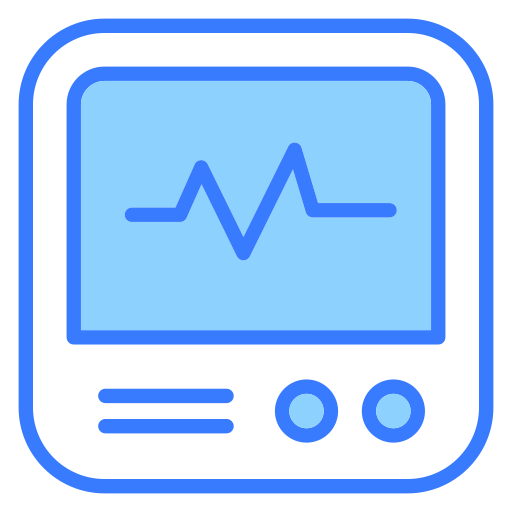 monitor de ecg icono gratis