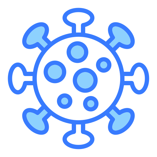 Coronavirus Generic Blue Icon