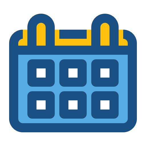 calendarios icono gratis