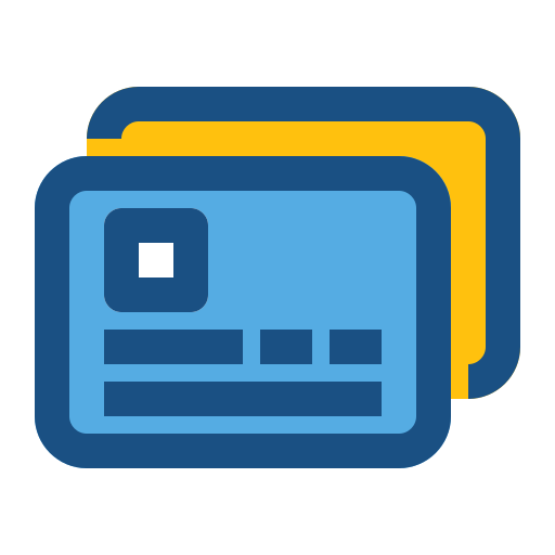 tarjetas de crédito icono gratis