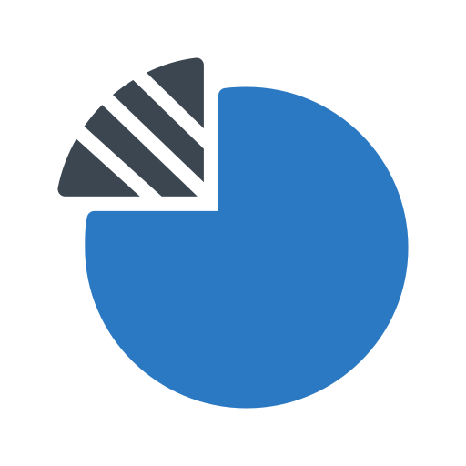 Chart Generic Blue icon