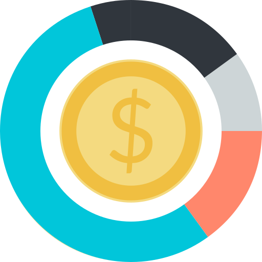 administración del dinero icono gratis