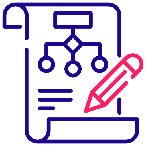 diagrama de flujo icono gratis