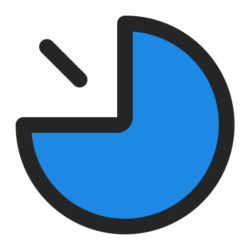 Three quarters free icon Three quarters free icon